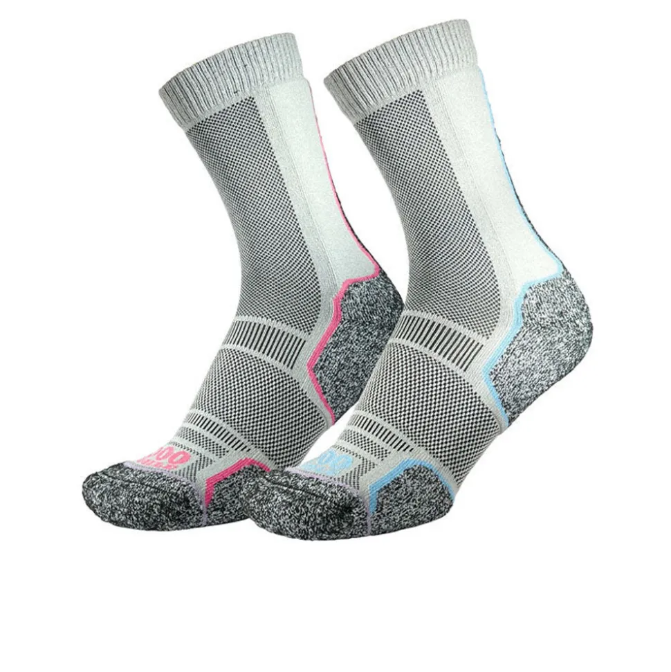 1000 Mile Trek Repreve Single Layer Crew per donna Calze (Twin Pack)