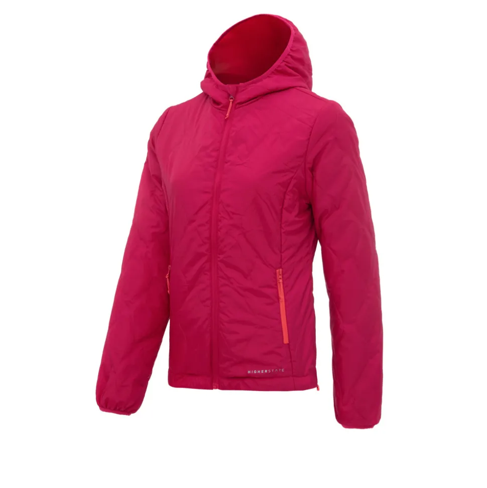 Higher State Giacca imbottita da trekking con cappuccio per donna - SS22