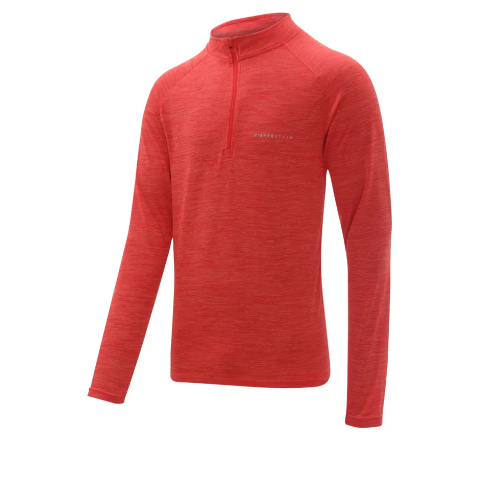 Higher State L/S Raglan Maglia con zip - AW21