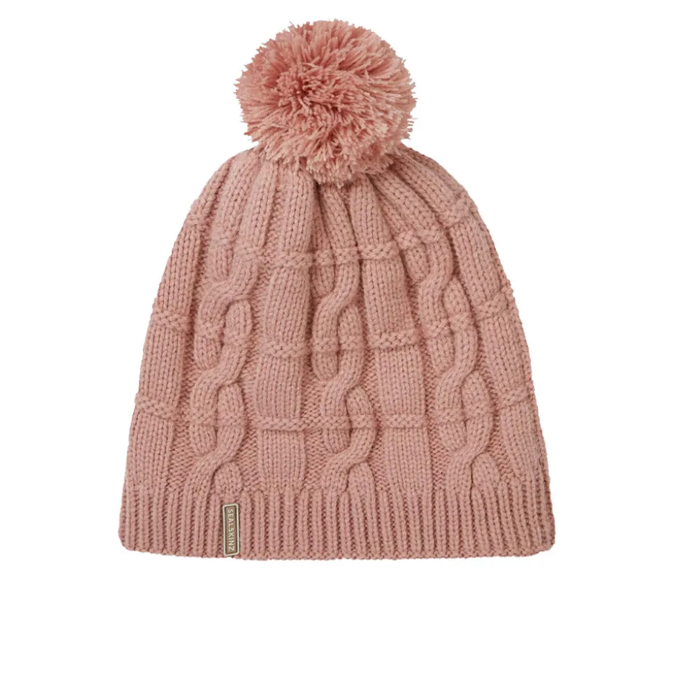 SealSkinz Hemsby Cold Weather Cable Knit Bobble Cappello impermeabile - AW23