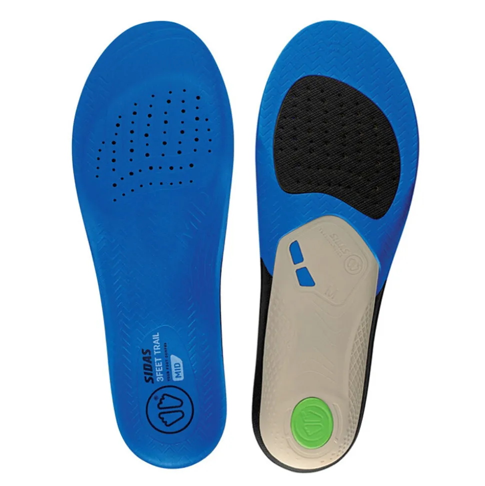 Sidas 3Feet Trail Mid Arch Running Solette - SS25