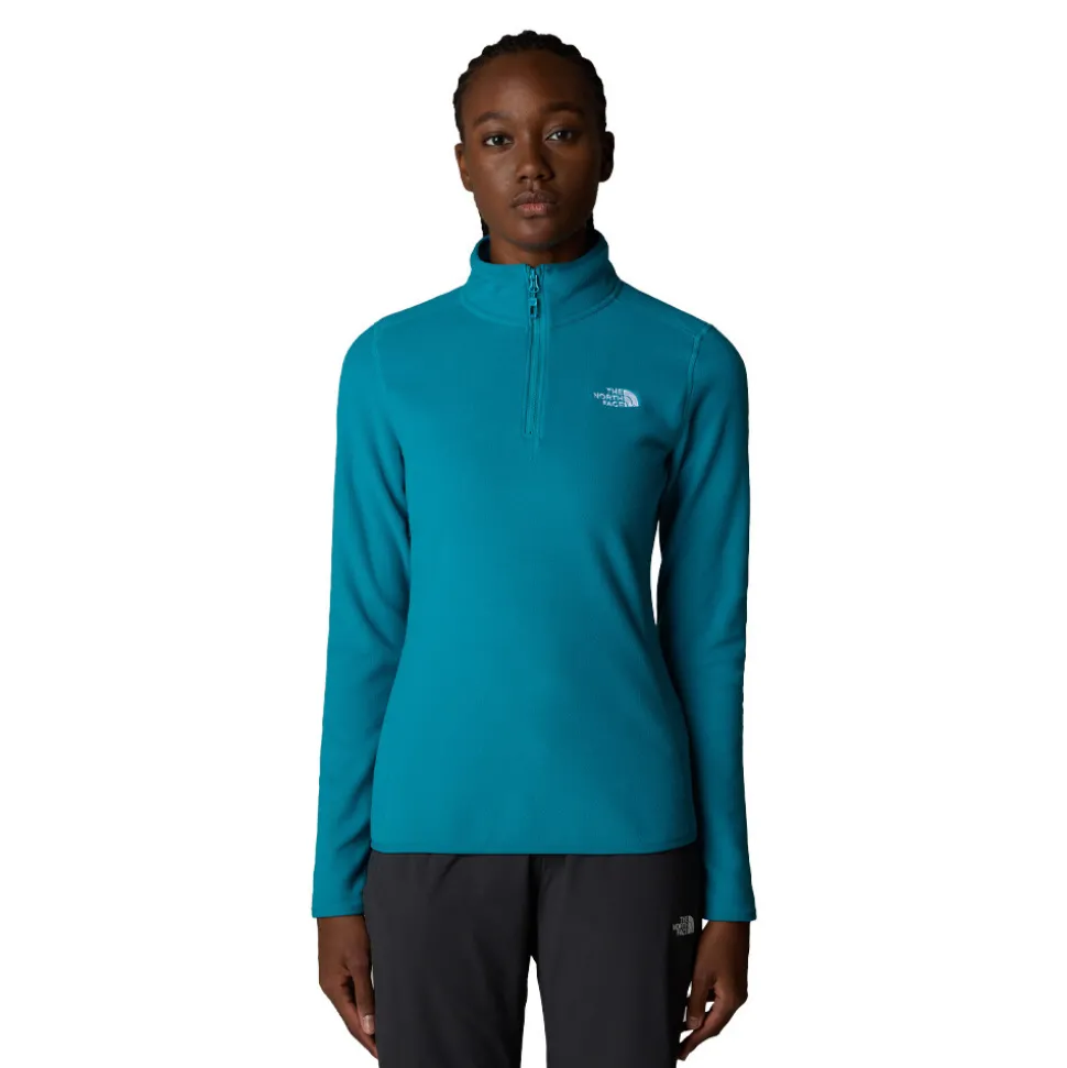 The North Face 100 Glacier Maglia con cerniera 1/4 per donna - SS25